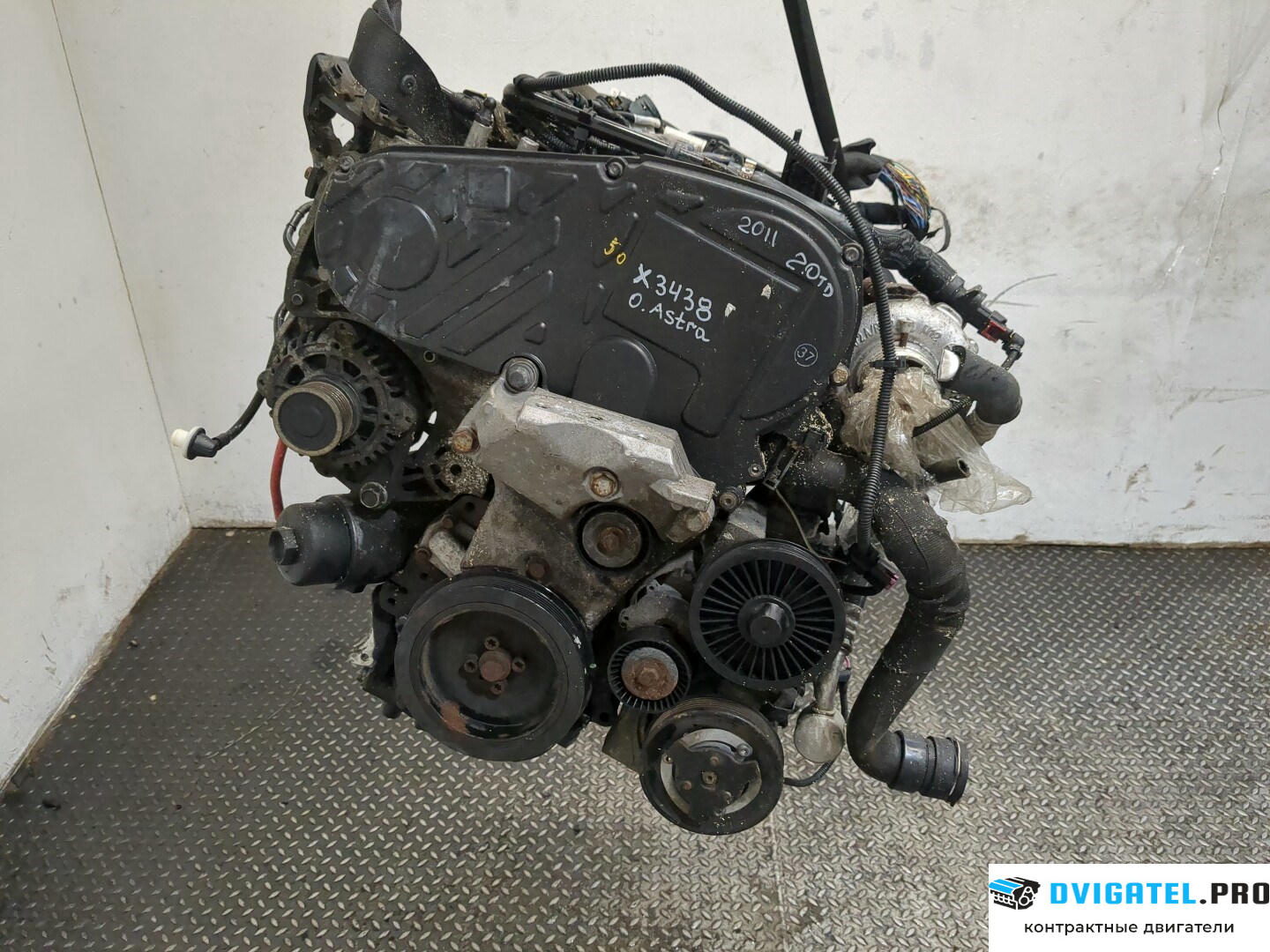 Двигатель Opel Astra J 2010 - 2017 A20DTH 2 л., Дизель, CDTI, артикул 8603293