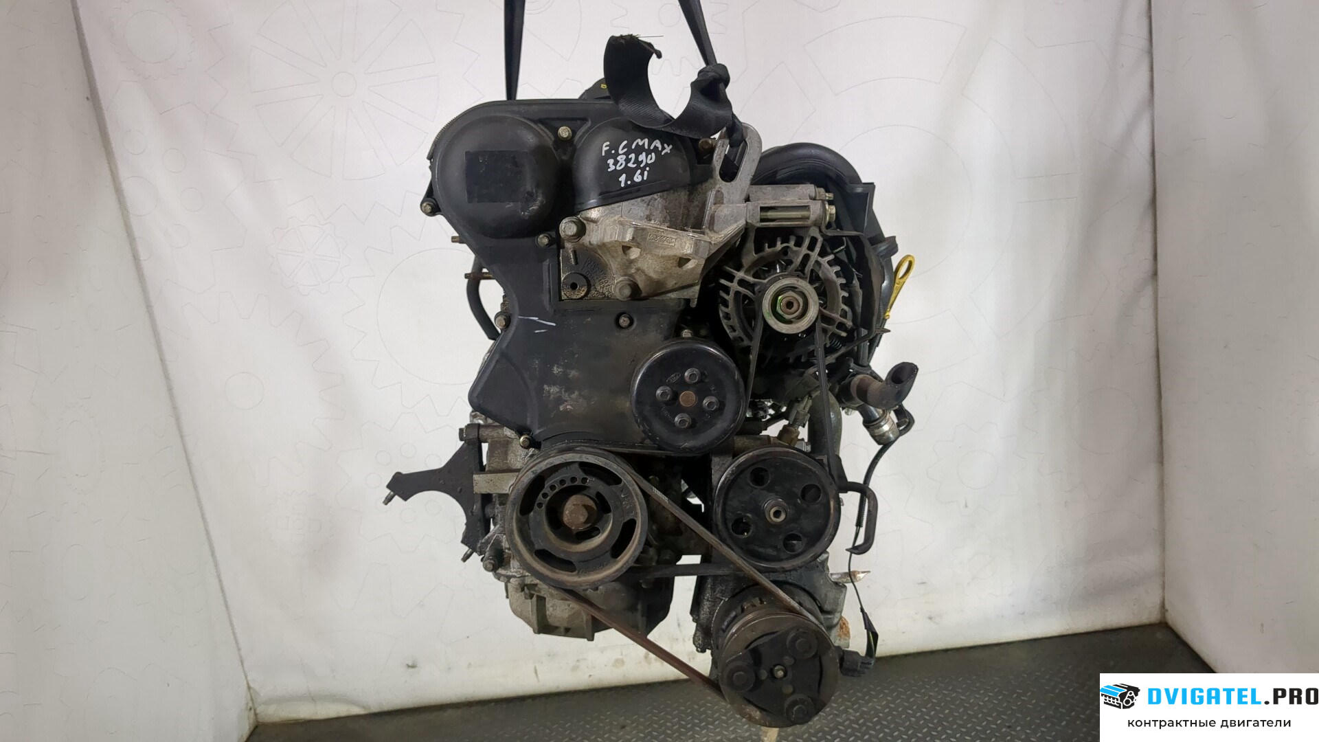 Двигатель Ford C-Max 2002 - 2010 HWDA, HWDB 1.6 л., Бензин, Инжектор, артикул 8966780